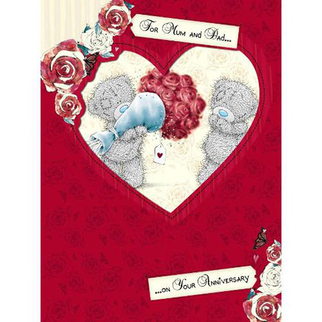 Mum and Dad Anniversary Me to You Bear Card £3.59